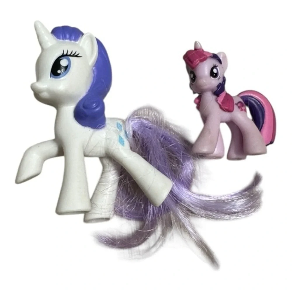 My Little Pony Rarity And Twilight Sparkle Mini Ponies  McDonalds Collectibles